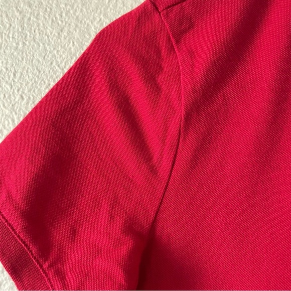 Tommy Hilfiger Collared Polo Dress Women’s XS Red T Shirt Dress Cotton Mini - Picture 8 of 15